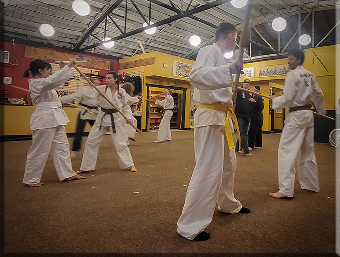 Martial Artist testing over Shaolin Kung Fu forms